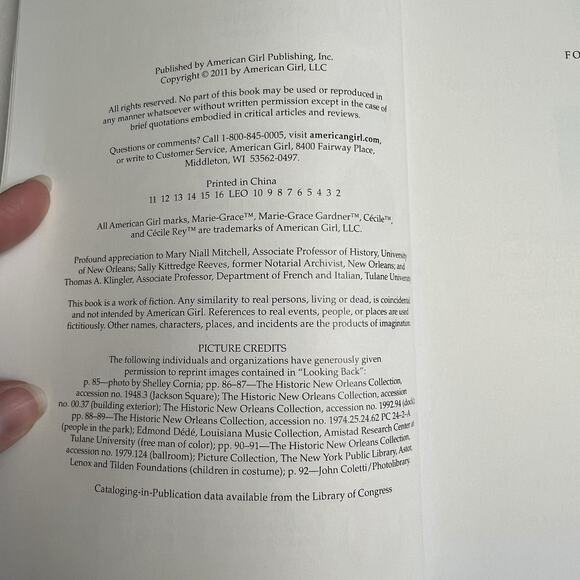 American Girl Set of 2 Books Meet Marie Grace Marie Grace and the Orphans 2011 - Picture 4 of 11